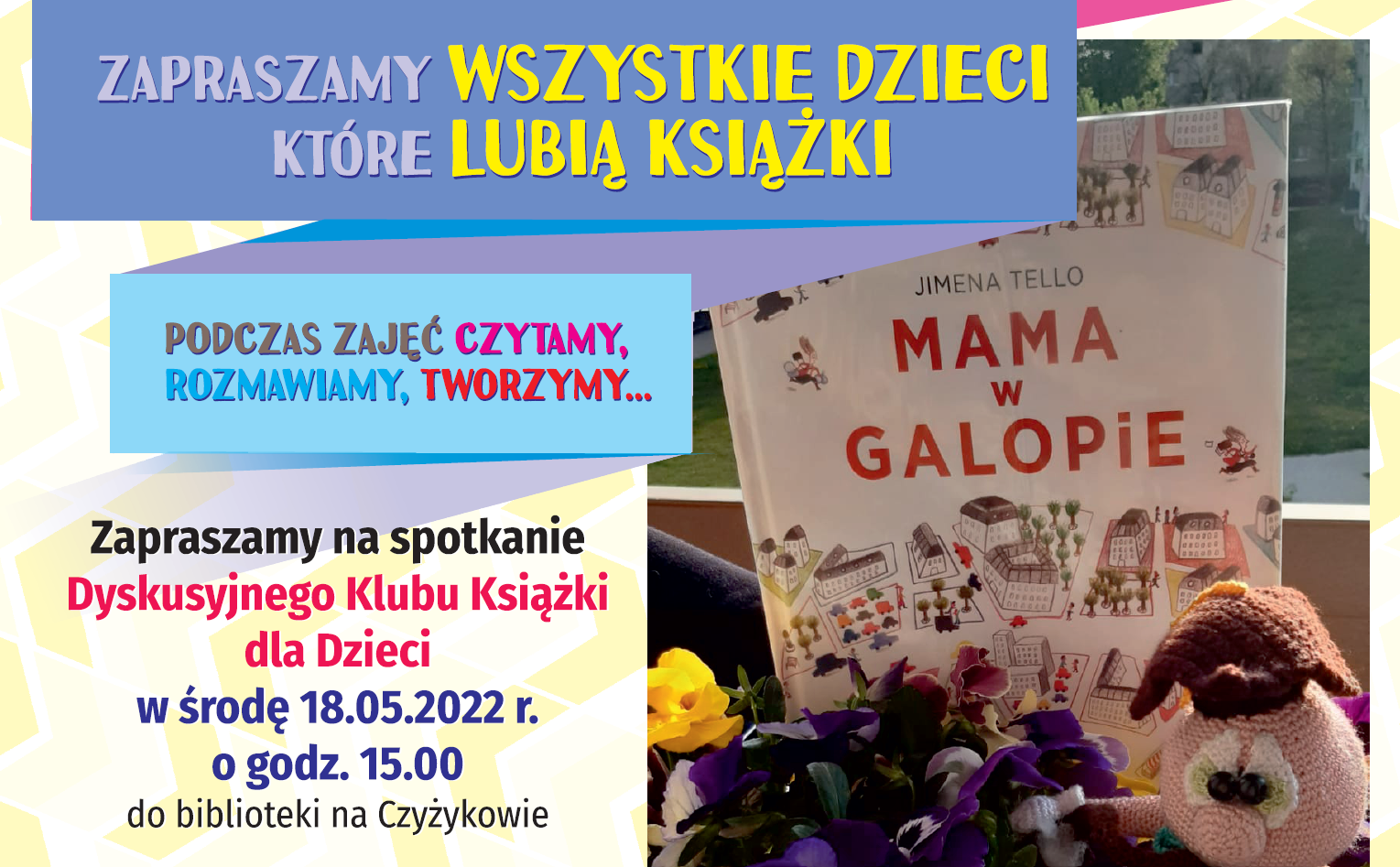 Mam w galopie - dyskusyjny klub książki dla dzieci