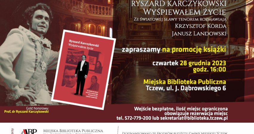 Promocja książki Ryszard Karczykowski. Wyśpiewałem życie