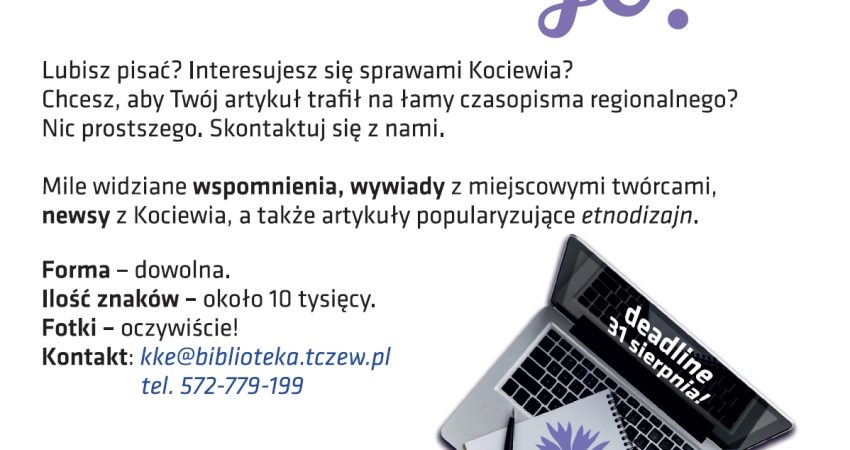 Napisz od Kociewskiego Magazynu Regionalnego