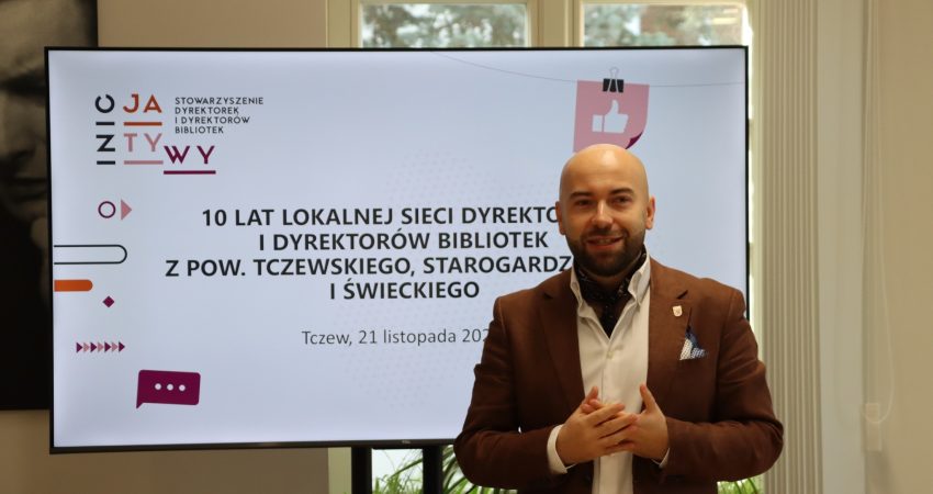 Damian Domański - Stowarzyszenie Dyrektorek i Dyrektorów Bibliotek Inicjatywy
