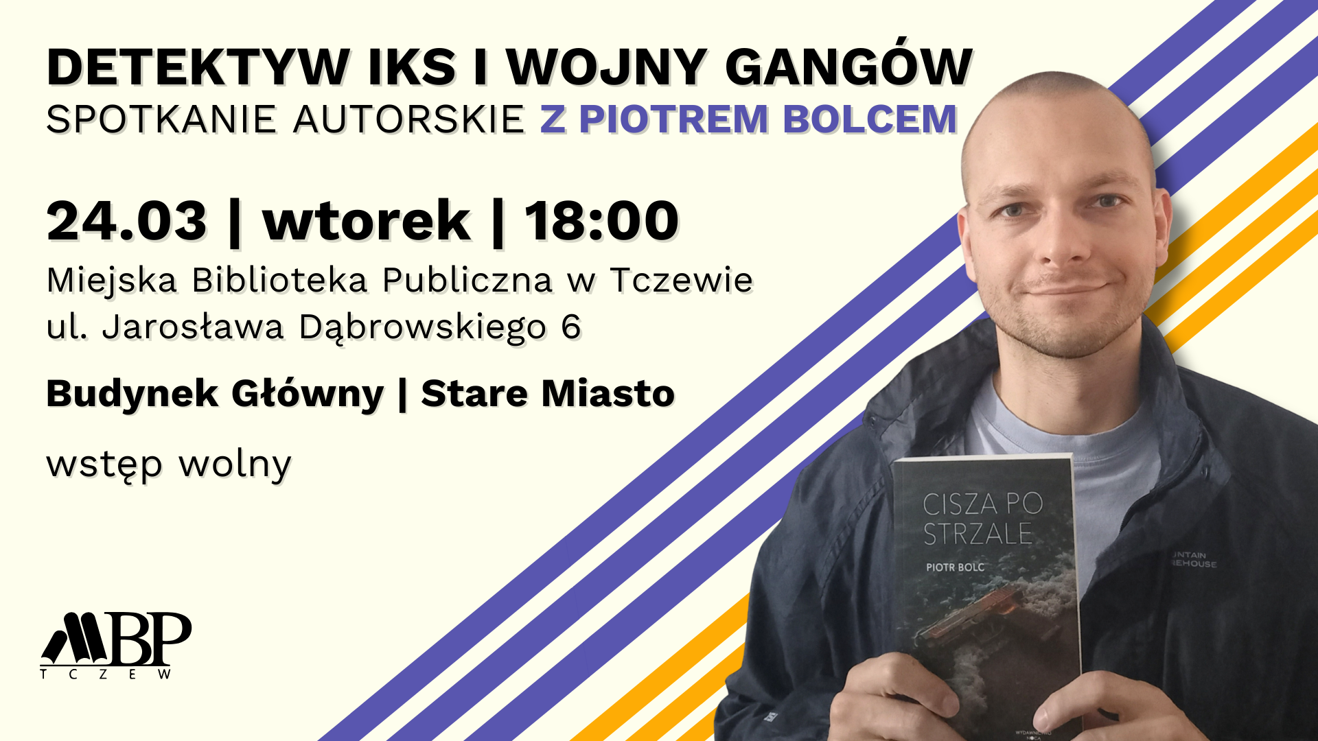 Spotkanie autorskie z Piotrem Bolcem