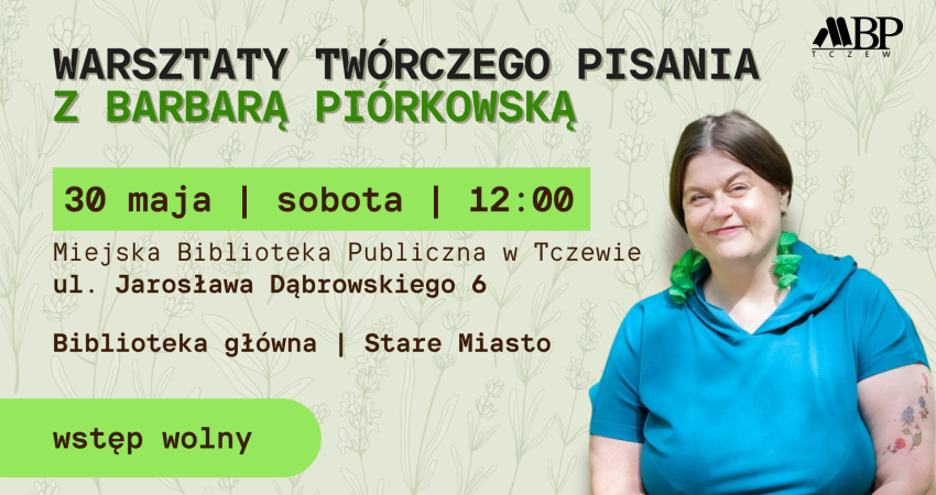warsztaty pisarskie dla dorosłych z Barbarą Piórkowską