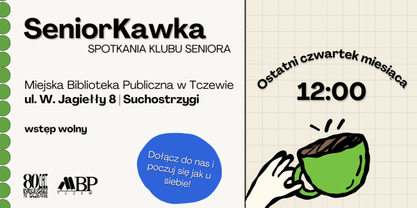 SeniorKawka | spotkania dla osób dorosłych w bibliotece na Suchostrzygach