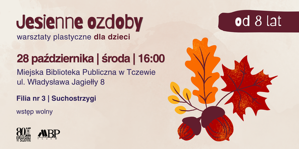 Jesienne ozdoby - warsztaty dla dzieci