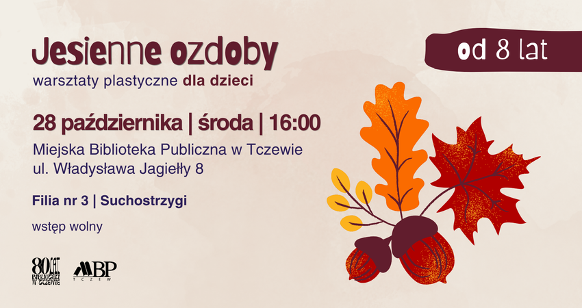 Jesienne ozdoby - warsztaty dla dzieci