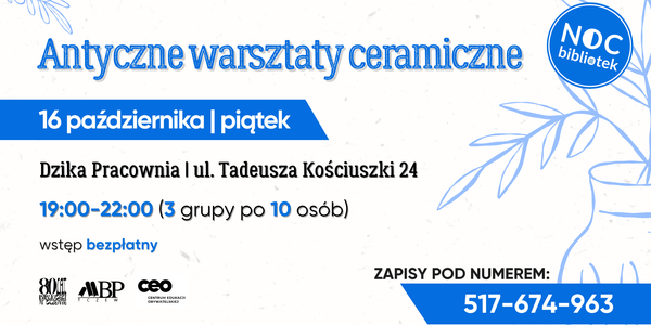 Antyczne warsztaty ceramiczne w Dzikiej Pracowni