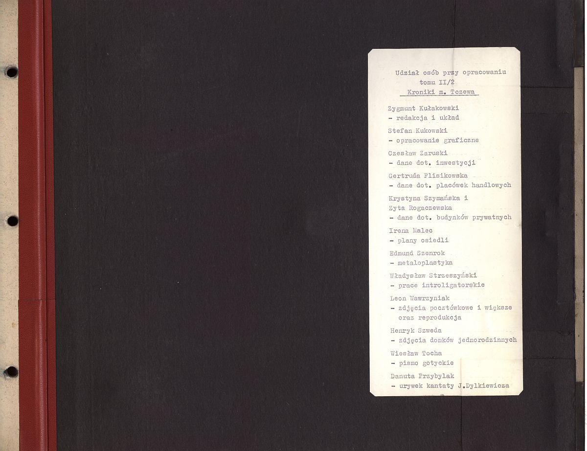 Kronika Towarzystwa Miłośników Ziemi Tczewskiej