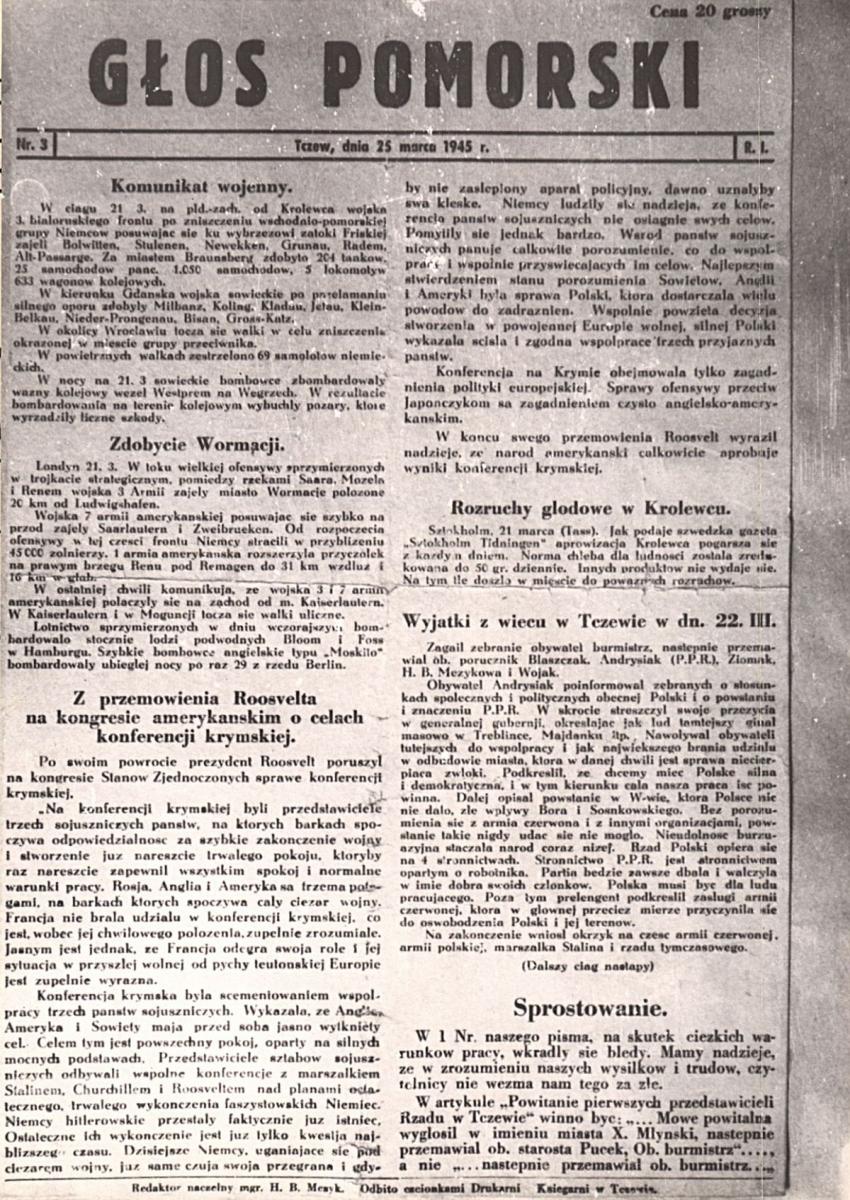 Kronika Towarzystwa Miłośników Ziemi Tczewskiej