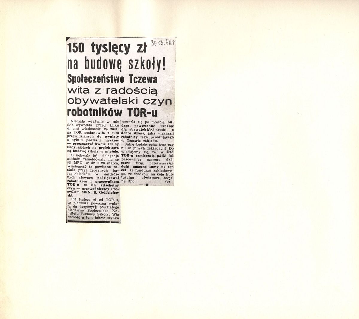 Kronika Towarzystwa Miłośników Ziemi Tczewskiej