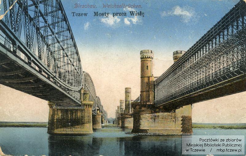 Pocztówki przedstawiające dawny Tczew