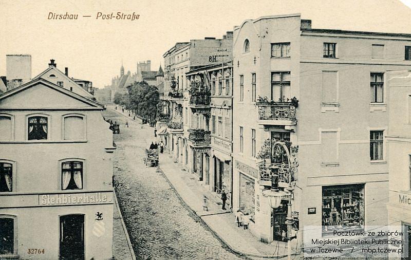 Pocztówki przedstawiające dawny Tczew