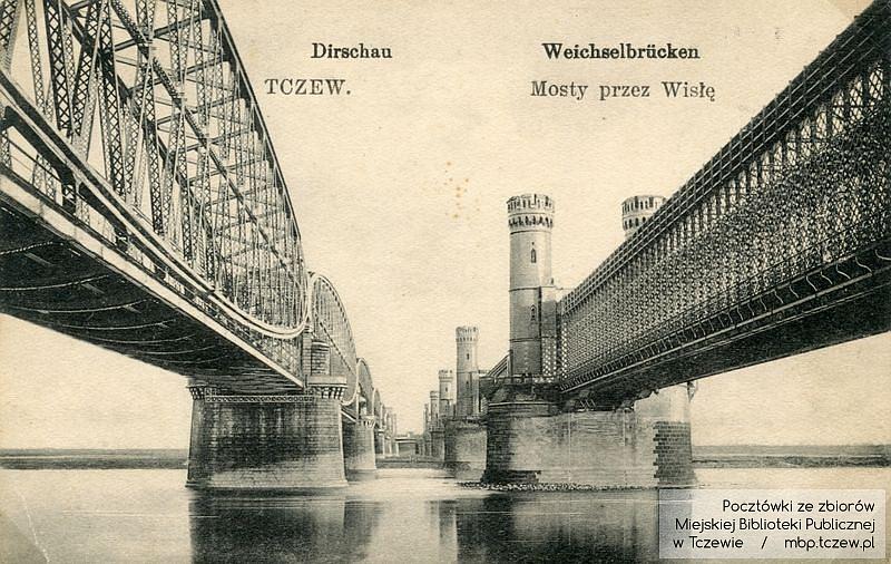 Pocztówki przedstawiające dawny Tczew