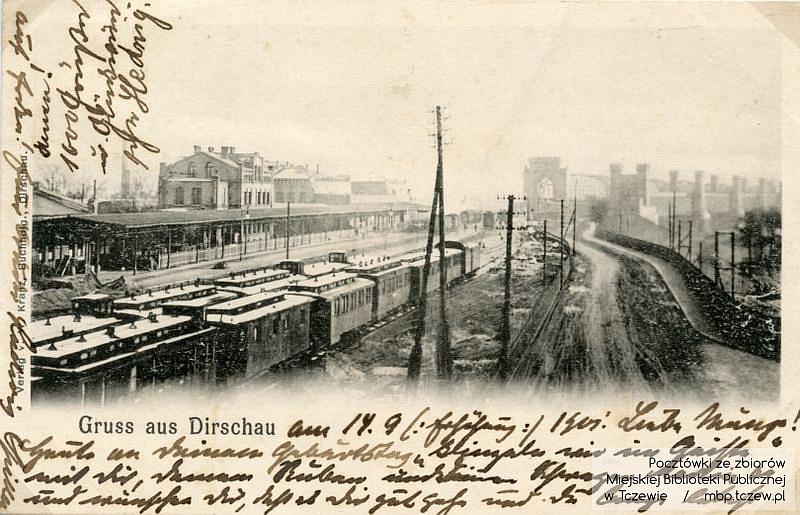 Pocztówki przedstawiające dawny Tczew