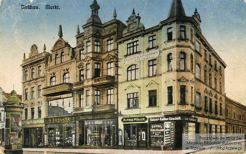 Pocztówki przedstawiające dawny Tczew