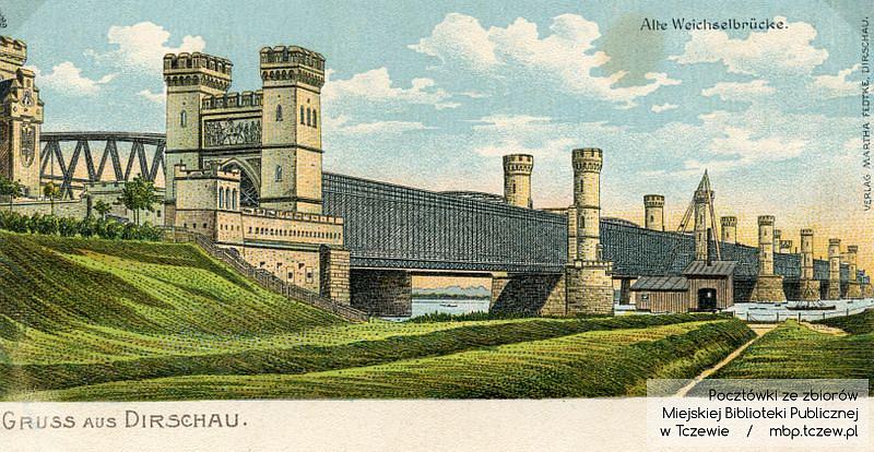 Pocztówki przedstawiające dawny Tczew