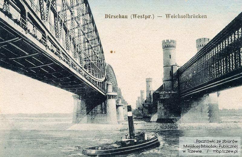 Pocztówki przedstawiające dawny Tczew