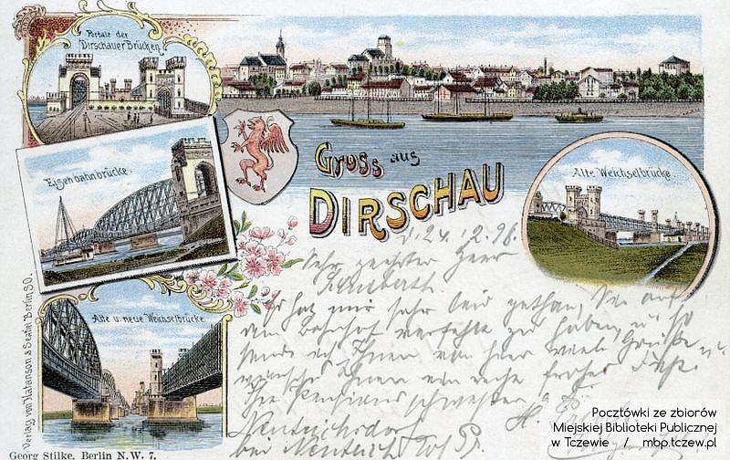 Pocztówki przedstawiające dawny Tczew