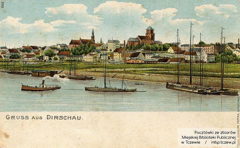 Pocztówki przedstawiające dawny Tczew