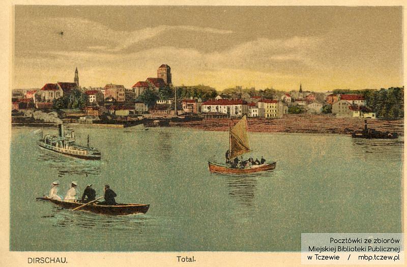 Pocztówki przedstawiające dawny Tczew