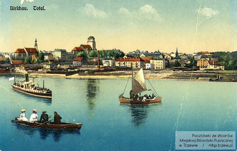 Pocztówki przedstawiające dawny Tczew