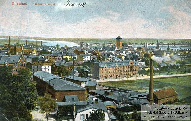 Pocztówki przedstawiające dawny Tczew