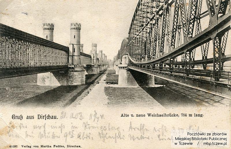 Pocztówki przedstawiające dawny Tczew