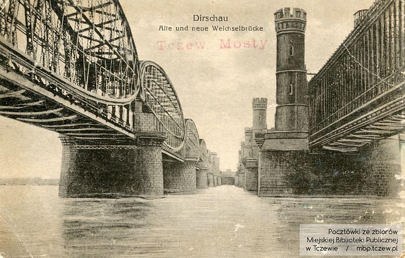 Pocztówki przedstawiające dawny Tczew