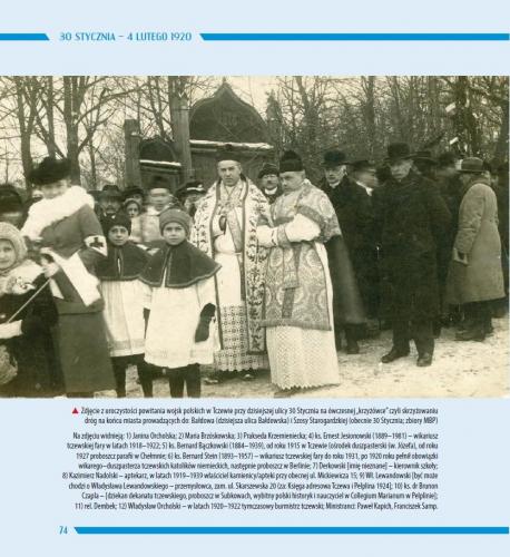 Strona z albumu Tczew 1920